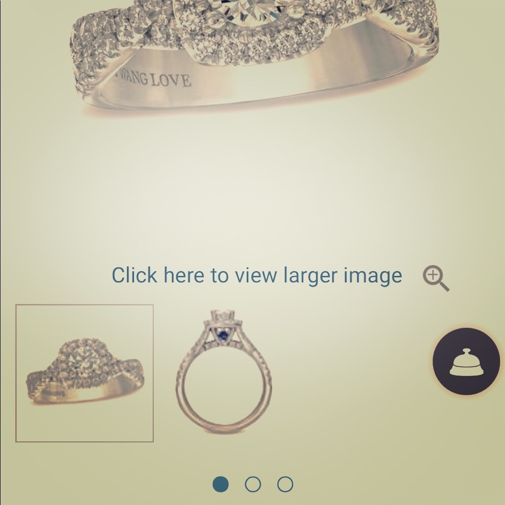 Vera wang love collection engagement ring